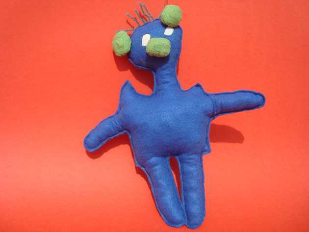 Blue Custom Plush Toy